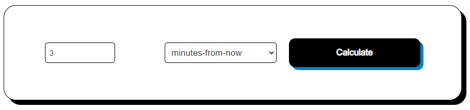 Minutes from Now Calculator - Short-Term Time Management