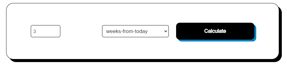 Weeks from Today Calculator - Plan Weekly Goals